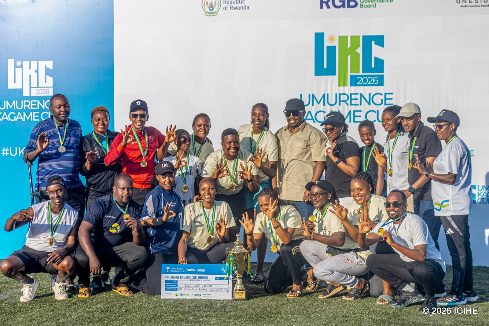 Ngoma yegukanye igikombe muri Volleyball mu bagore