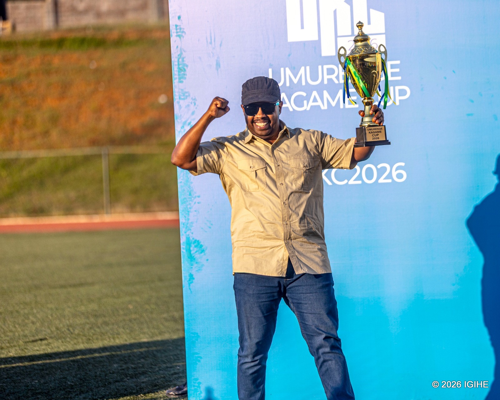 Meya w'Umujyi wa Kigali, Dusengiyumva Samuel, yari anezerewe bikomeye