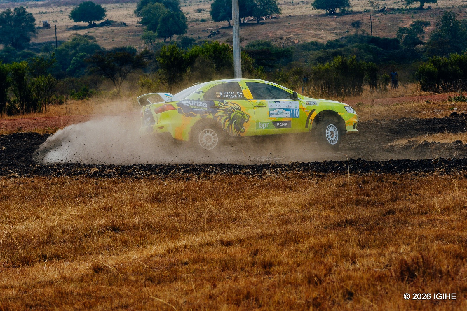 Rwanda Mountain Gorilla Rally ikinwa n'abakinnyi Nyafurika bakomeye