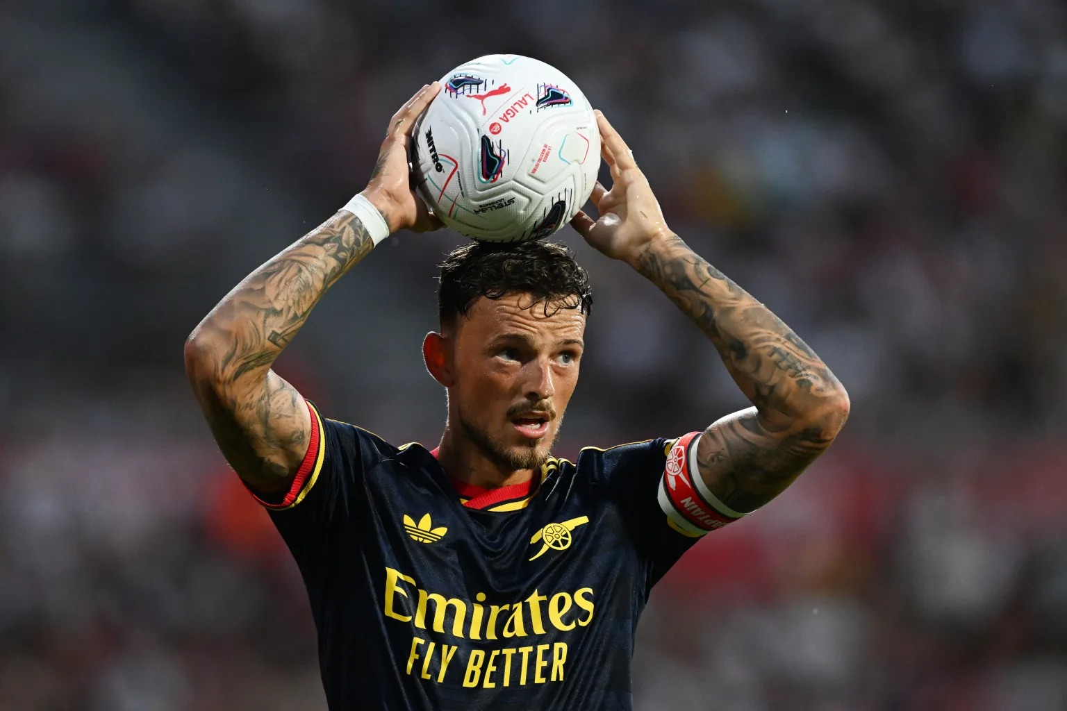 Ben White na Declan Rice bazwiho kurengura imipira ikomeye muri Arsenal