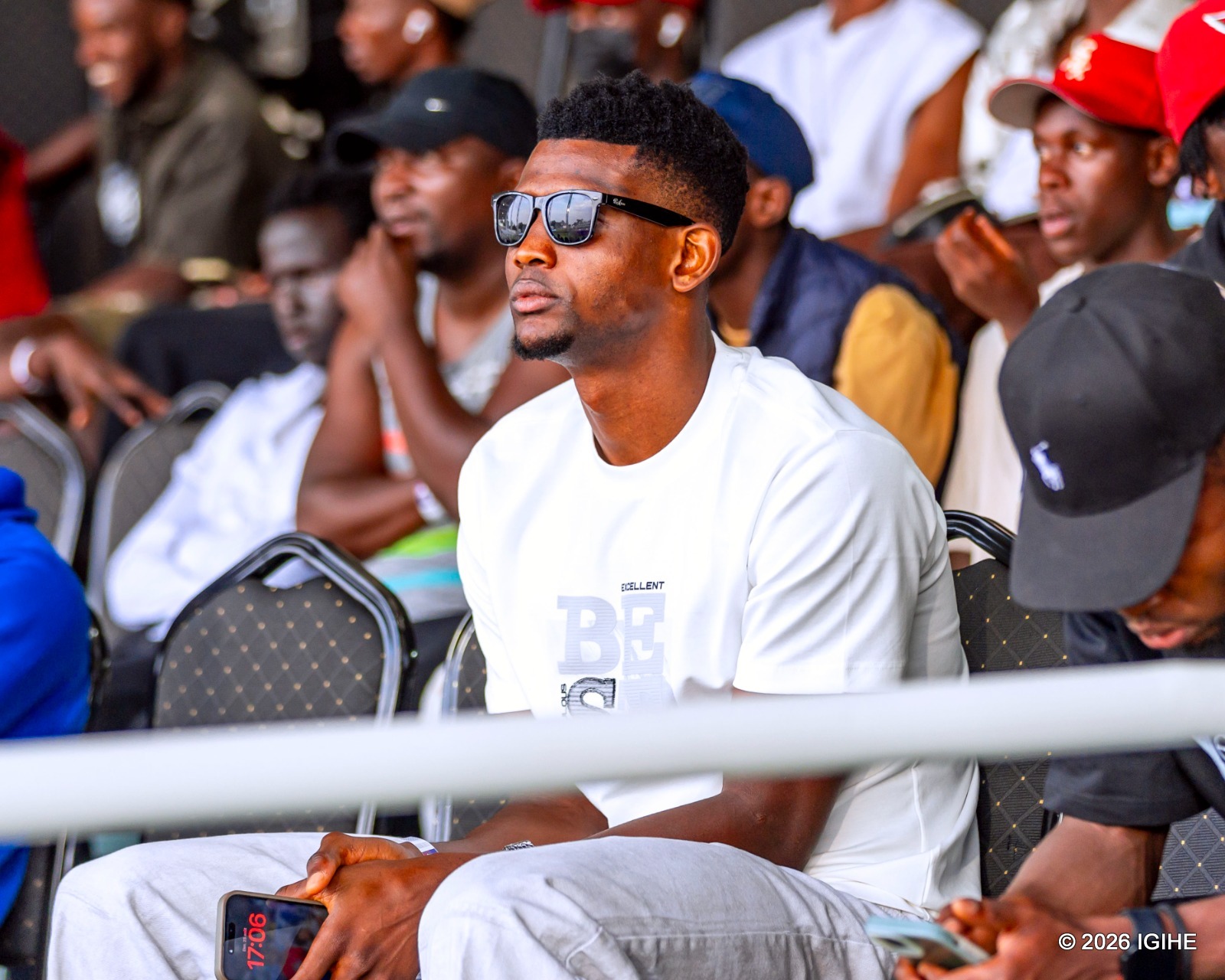 Rutahizamu Junior Kameni ni umwe mu bitabiriye uyu mukino