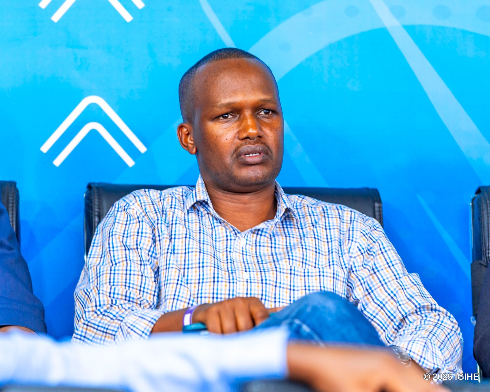 Visi Perezida wa Mbere wa FERWAFA, Mugisha Richard akurikiye umukino