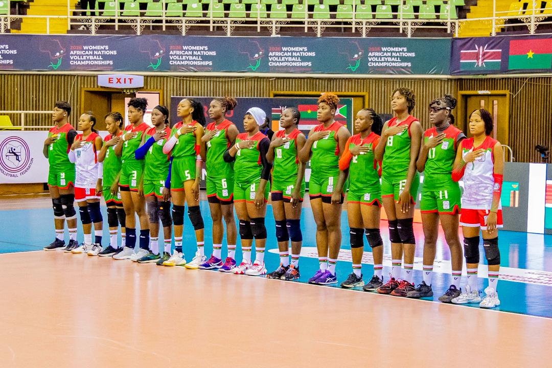Abakinnyi Burkina Faso yifashishije muri uyu mukino