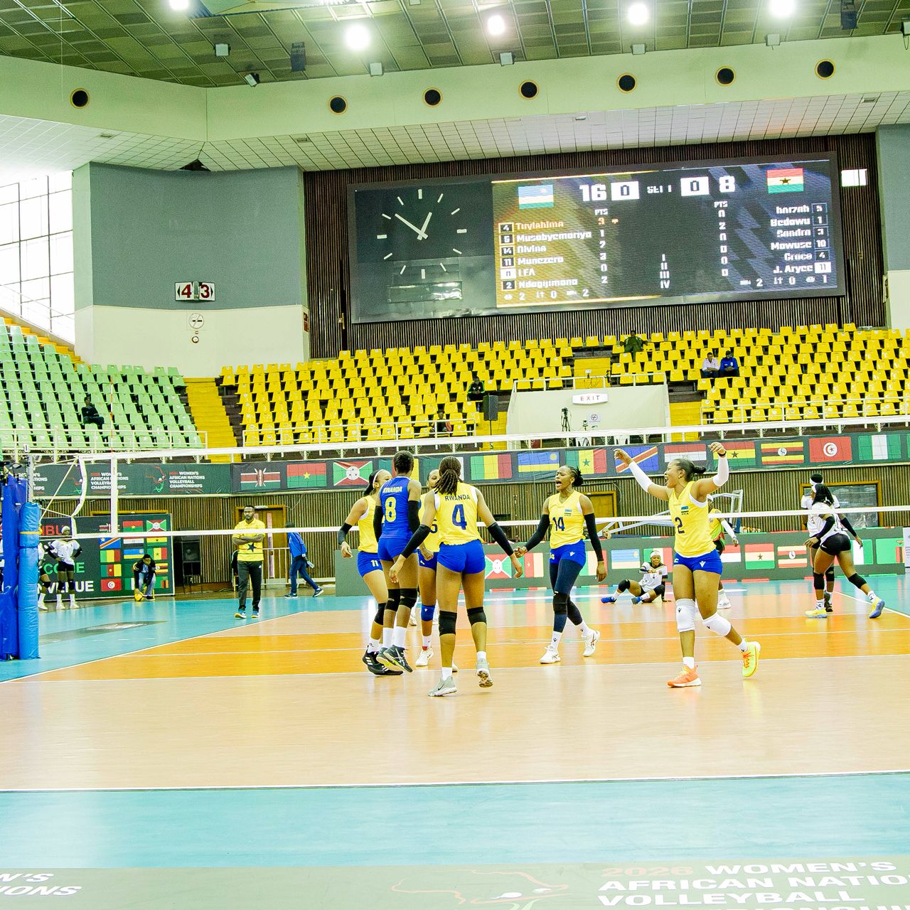 Ikipe y'u Rwanda y'Abagore yageze muri ½ cy’Igikombe cya Afurika ku nshuro ya kabiri yikurikiranya