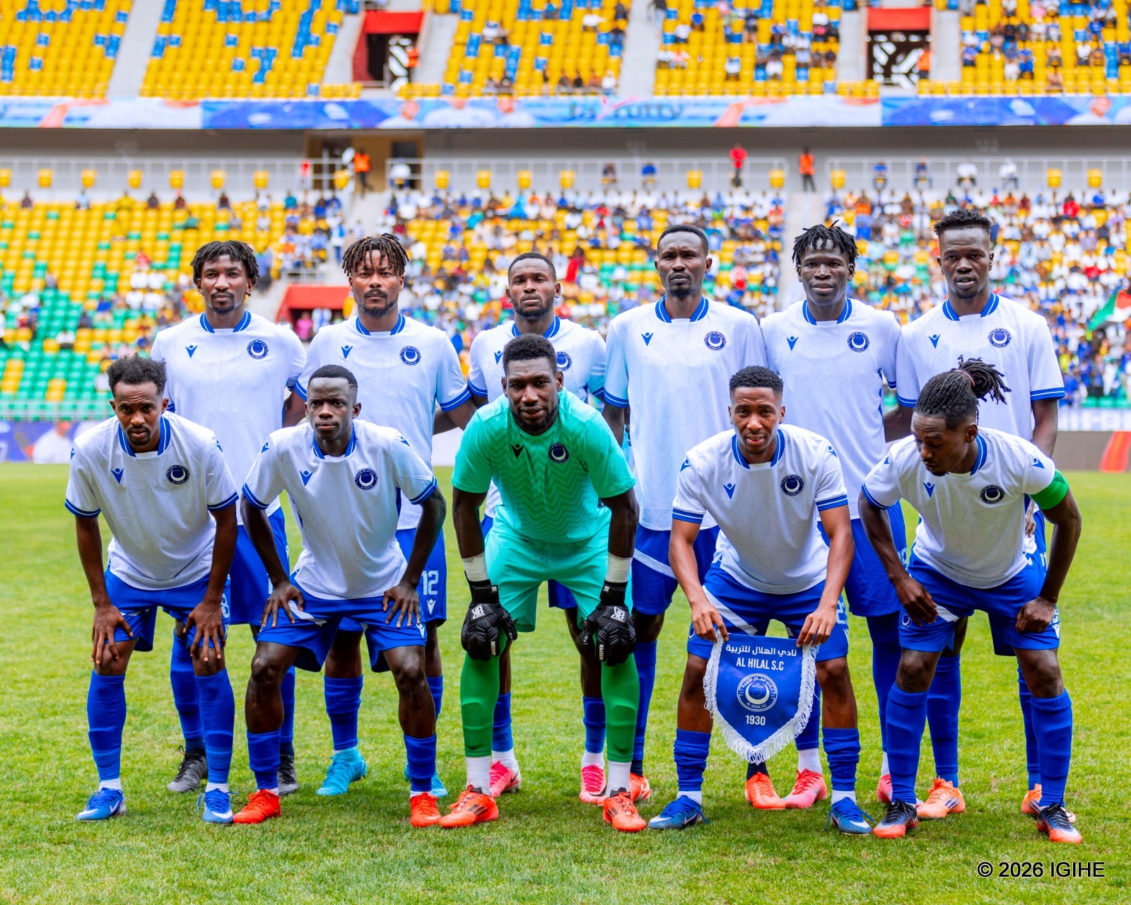 Abakinnyi 11 Al Hilal SC yabanje mu kibuga