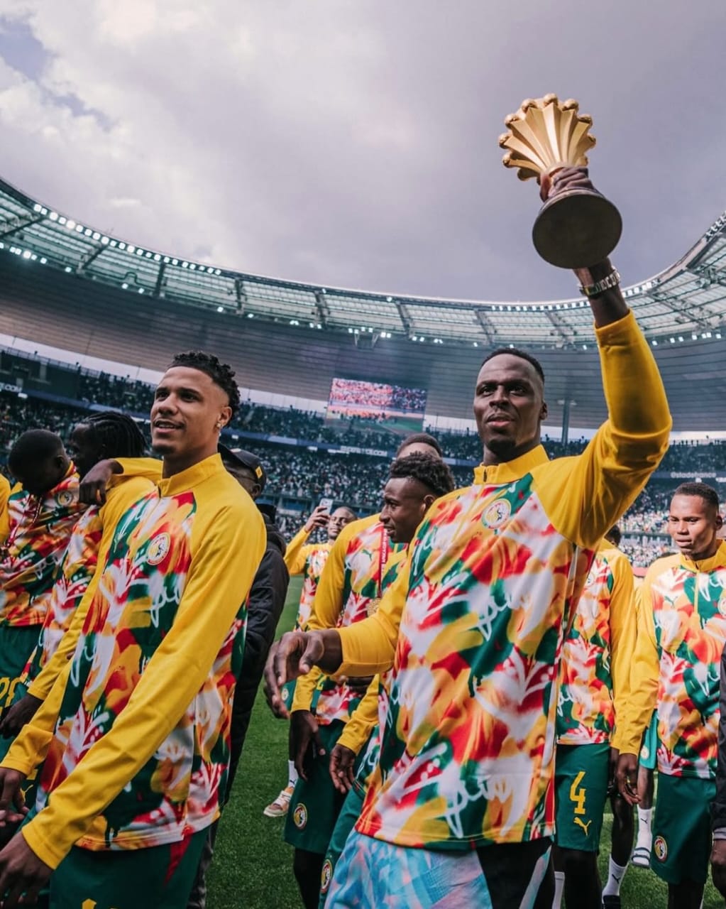 Sénégal yatwaye Igikombe cya Afurika cya 2021 iri kumwe na Edouard Mendy