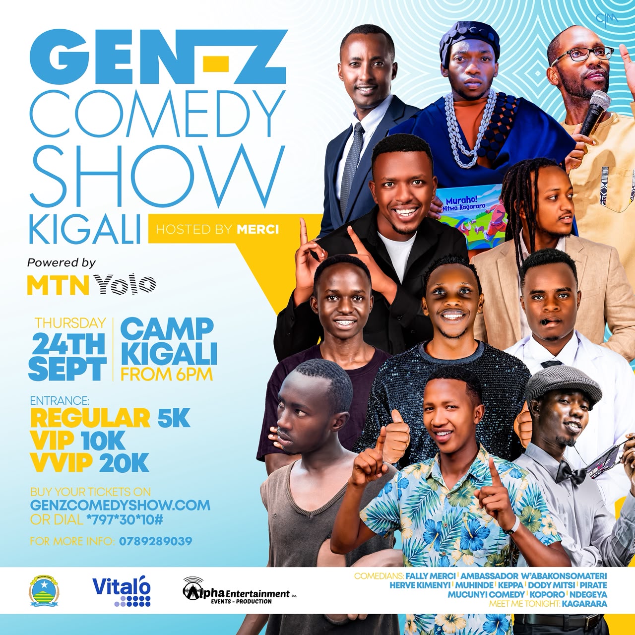 Hategerejwe igitaramo cya Gen-Z Comedy cyatumiwemo Kagarara