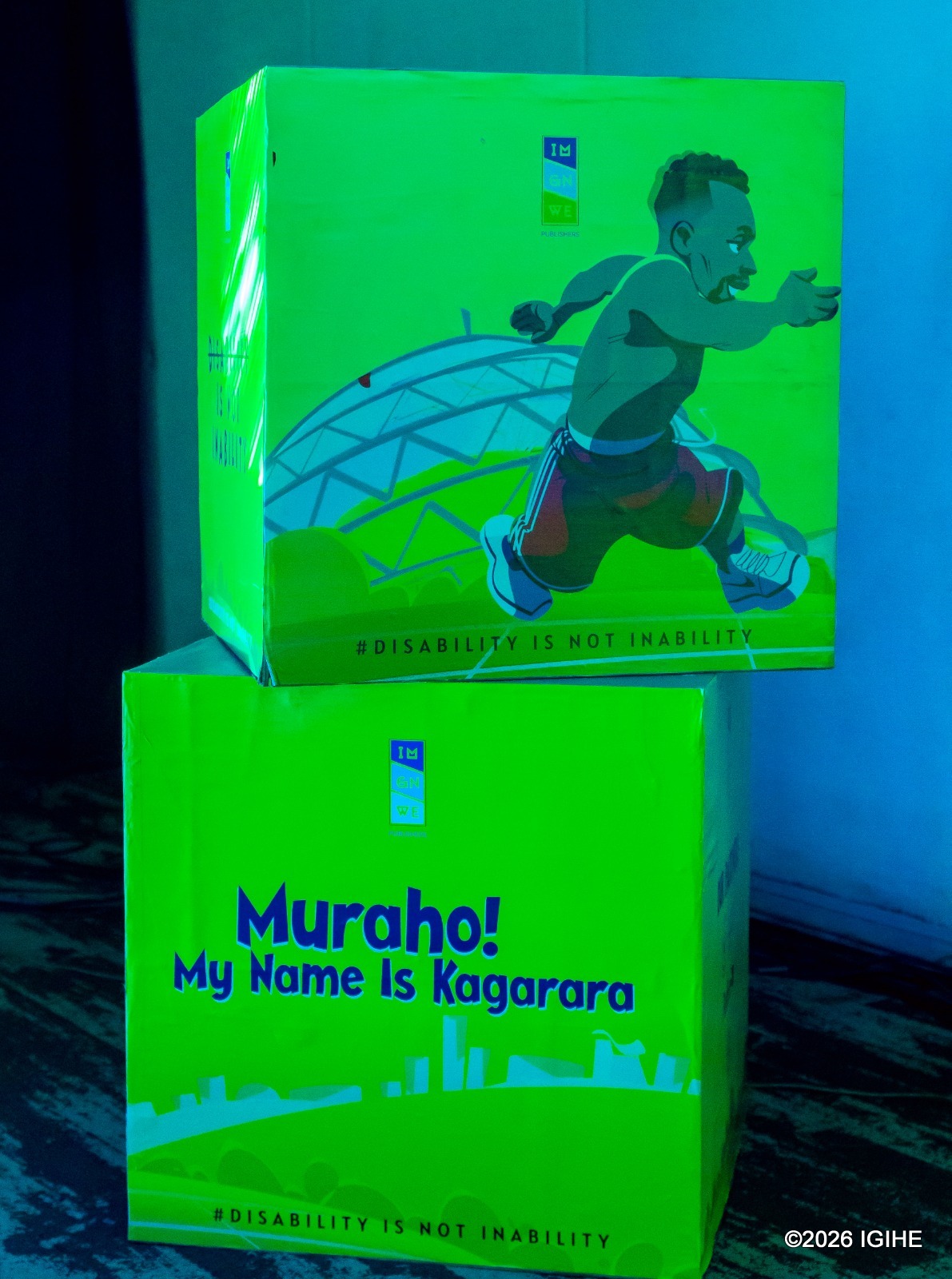 Igitabo cyanditswe na Kagarara kigamije gushimangira ubutumwe bwe ko "kugira ubumuga ntibivuze kudashobora"
