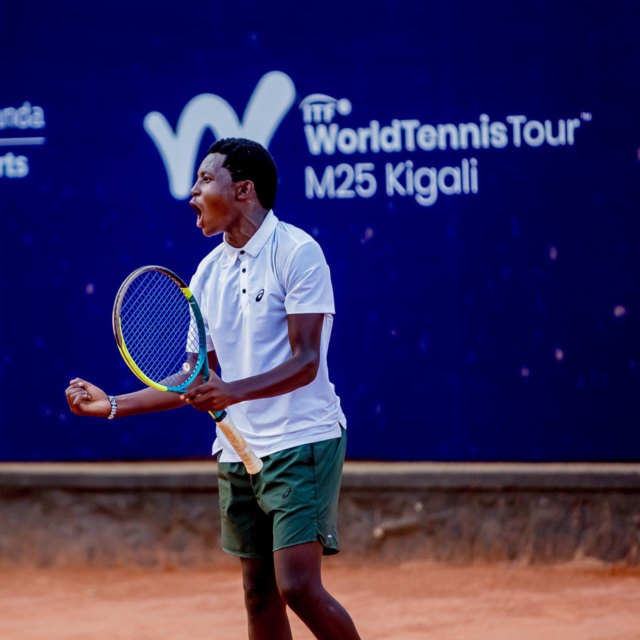 Ishimwe Claude yishimira kuba Umunyarwanda wa mbere ugeze muri 1/8 cya ‘Rwanda Open M25’