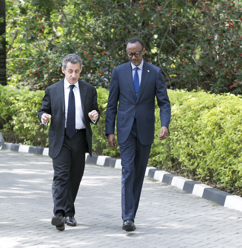 Muri Mutarama 2018 Perezida Paul Kagame yakiriye Nicolas Sarkozy muri Village Urugwiro