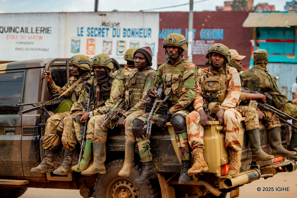 Amafoto y’abarwanyi ba M23 mu Mujyi wa Bukavu