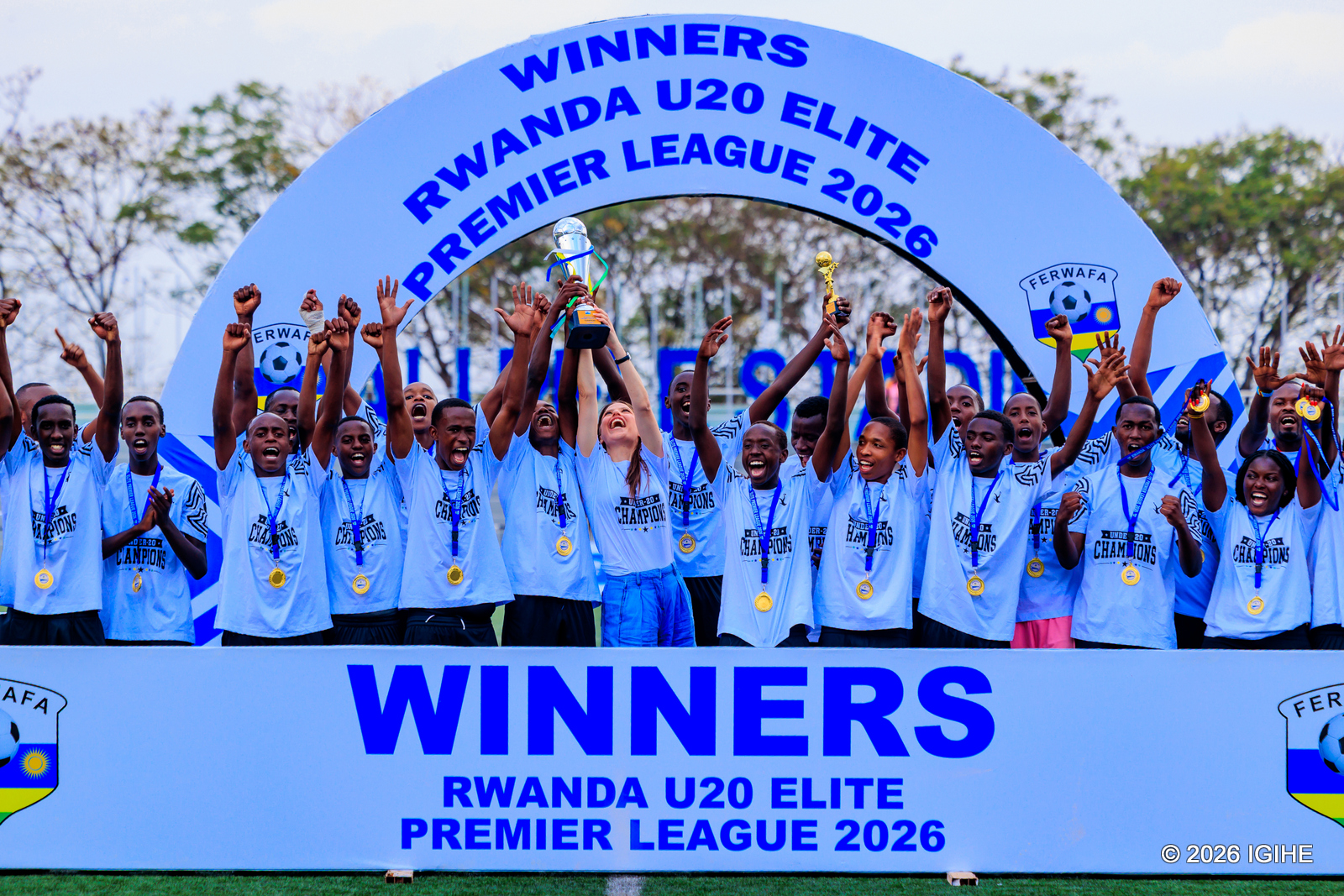 Tony Football Academy yegukanye Shampiyona y’abatarengeje imyaka 20 inyagiye Amagaju FC (Amafoto)