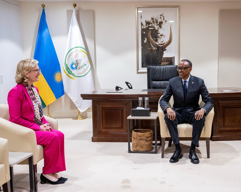 Perezida Kagame yakiriye Bogdan-Martin wa ITU n’intumwa ya Loni mu by’ikoranabuhanga