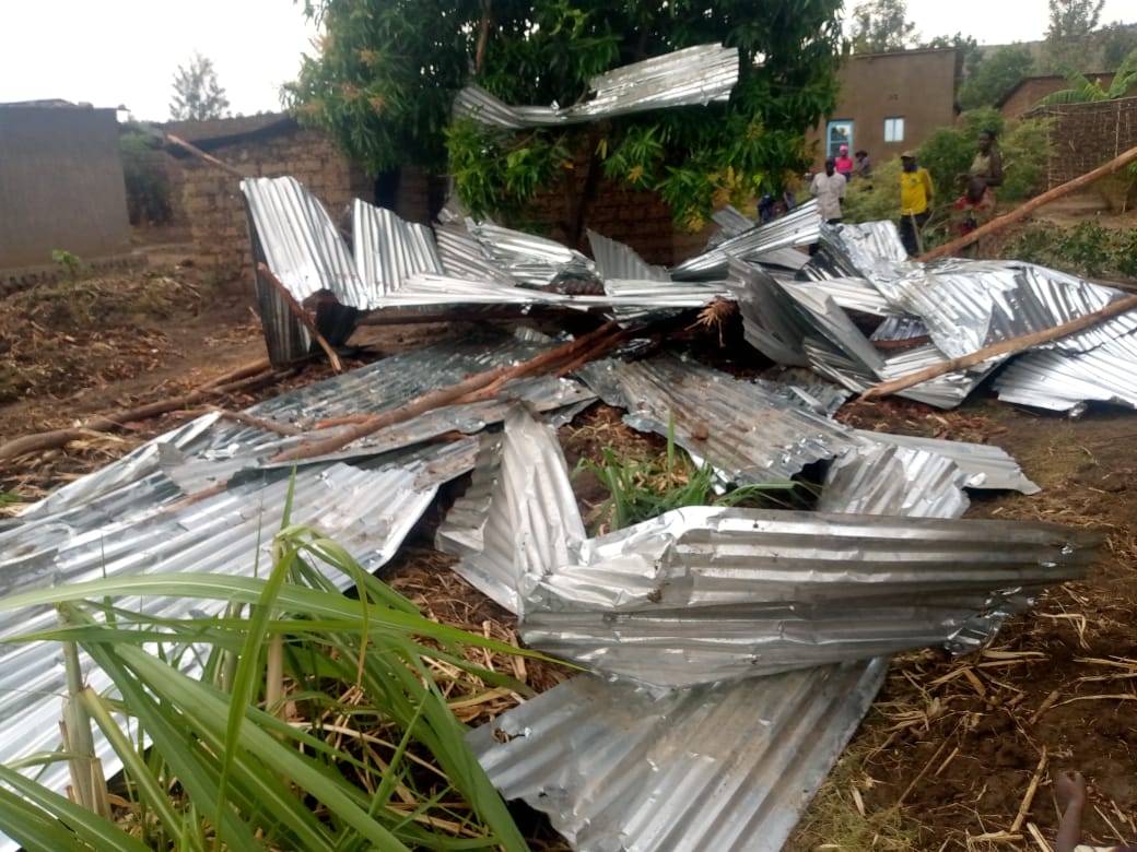 Gatsibo: Umuyaga wasenye inzu 34