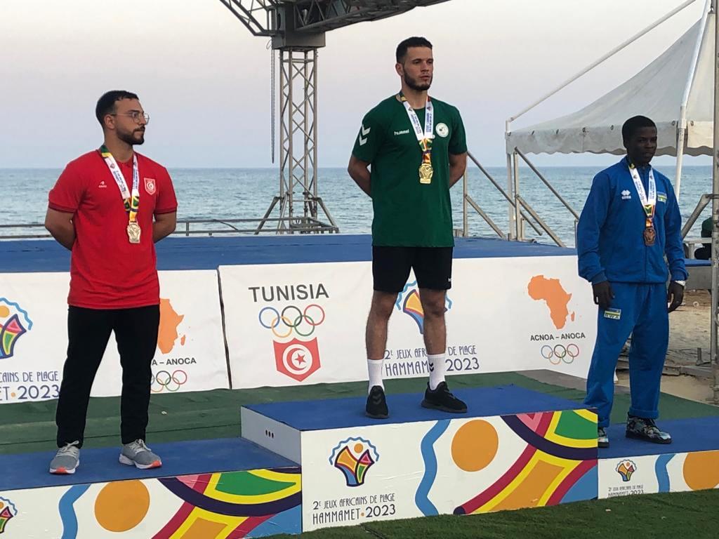 Mutuyimana Emmanuel yegukanye umudali wa Bronze muri “African Beach Games 2023”