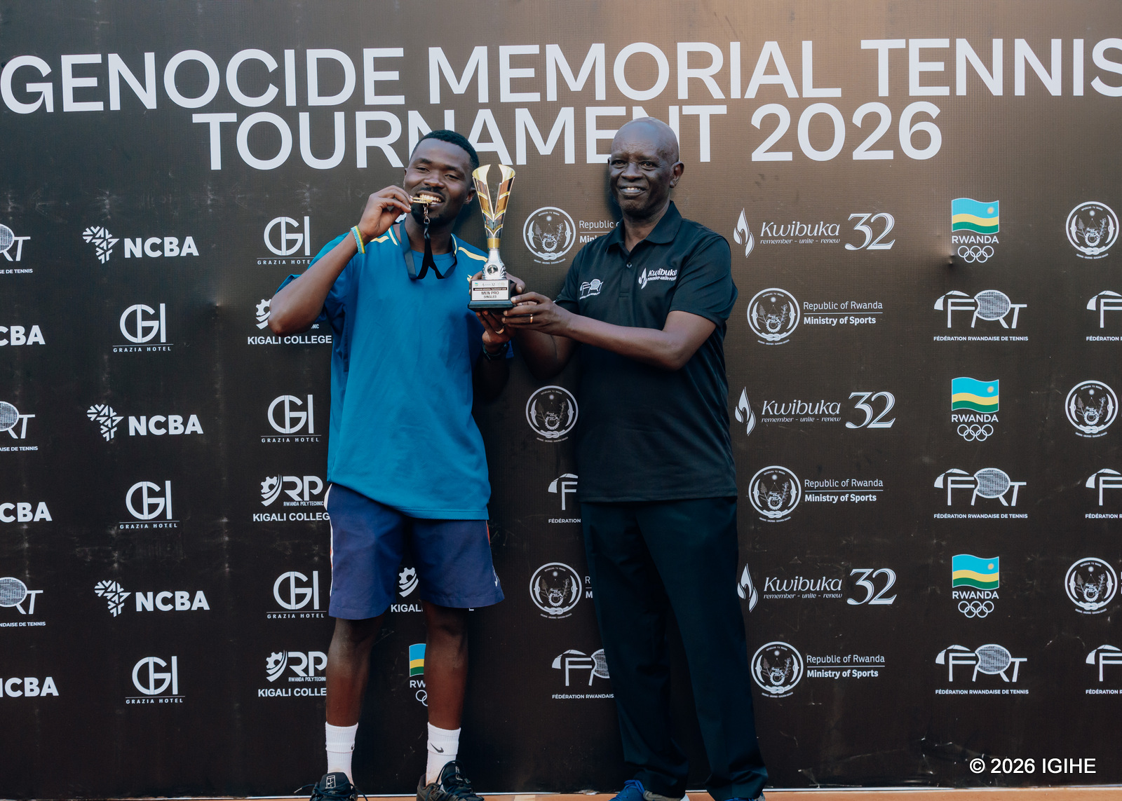 Tennis: Niyigena yisubije irushanwa ryo kwibuka Jenoside yakorewe Abatutsi