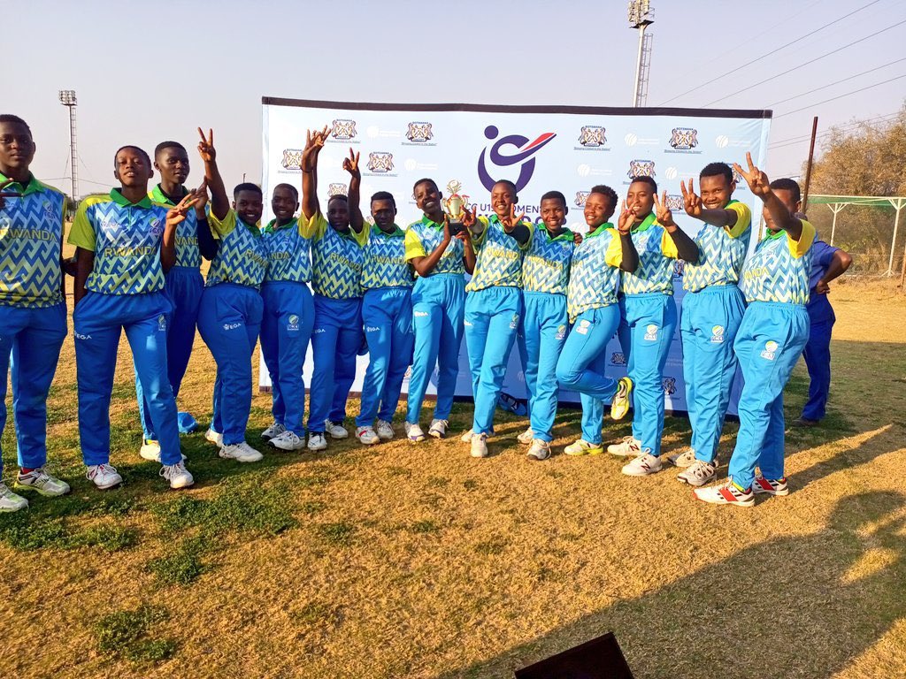 U Rwanda rwegukanye Igikombe cya Afurika rubona itike y'icy'Isi muri Cricket