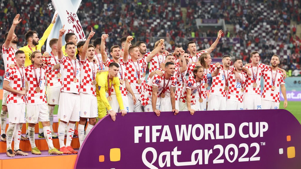 #Qatar2022: Croatia yegukanye umwanya wa gatatu itsinze Maroc yanditse amateka mu Gikombe cy’Isi (Amafoto)