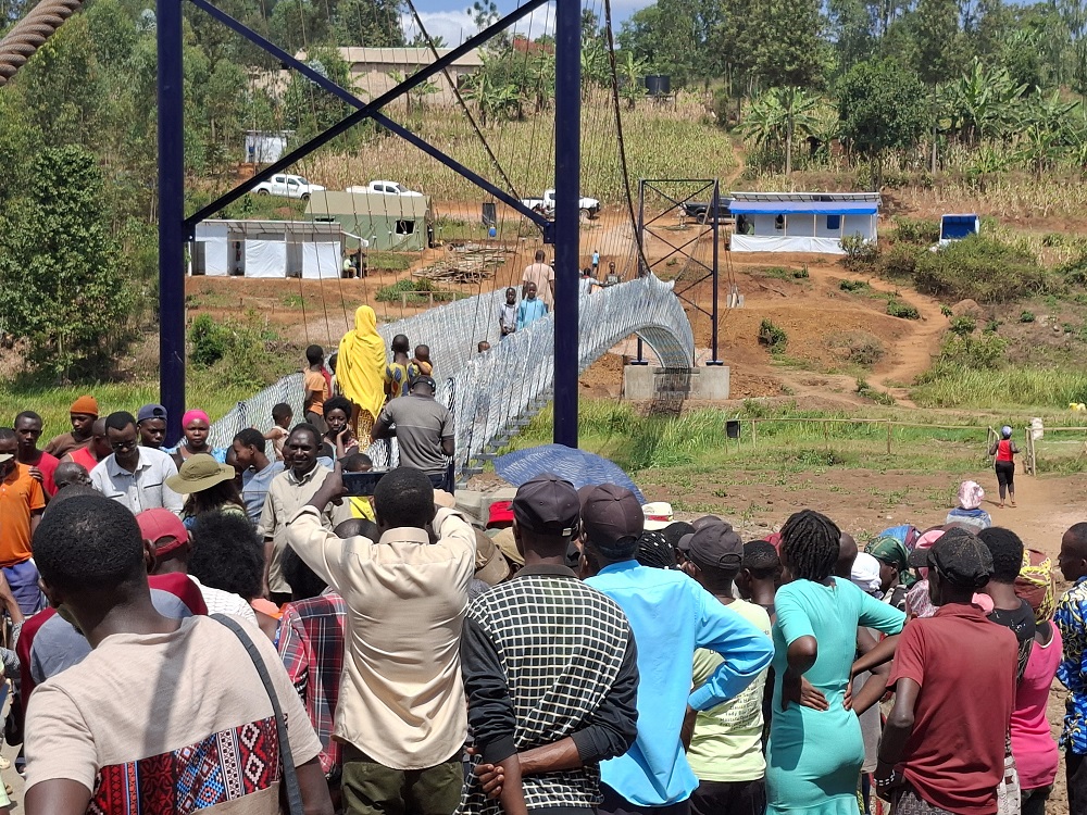 Gasabo: Ikiraro cyo mu kirere cyubakiwe abatuye i Ndera cyatashywe