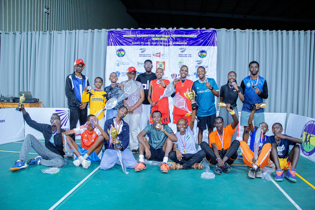 Urusaro Vanessa na Mungarurire Eden begukanye Shampiyona ya Badminton (Amafoto)