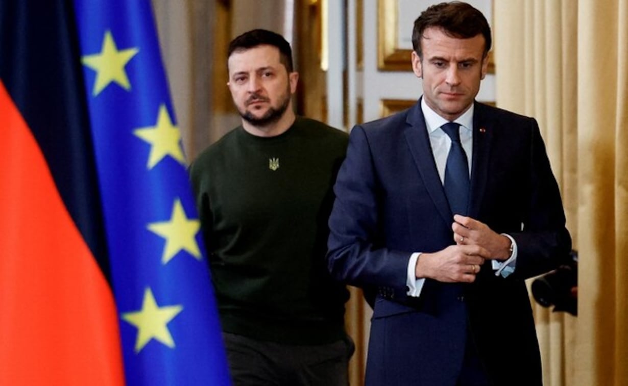 Perezida Macron yiswe ikigwari kubera gusubika uruzinduko rwo muri Ukraine