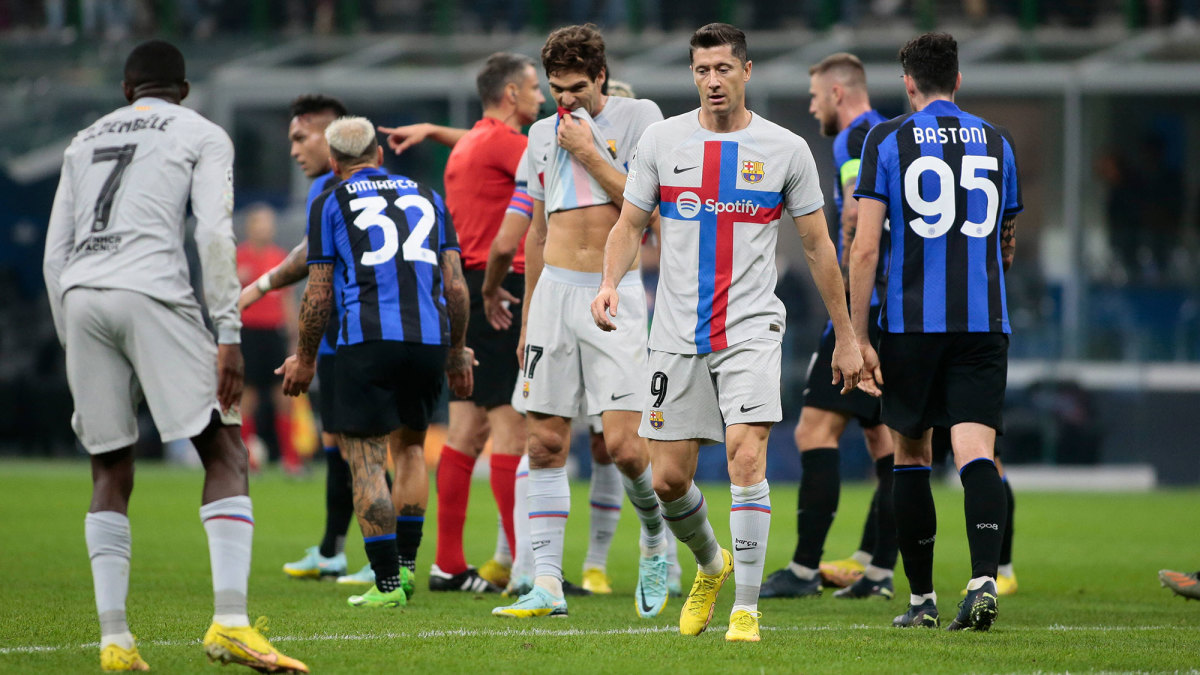UCL: FC Barcelona yaguye i Milan, Marseille ibona amanota atatu ya mbere