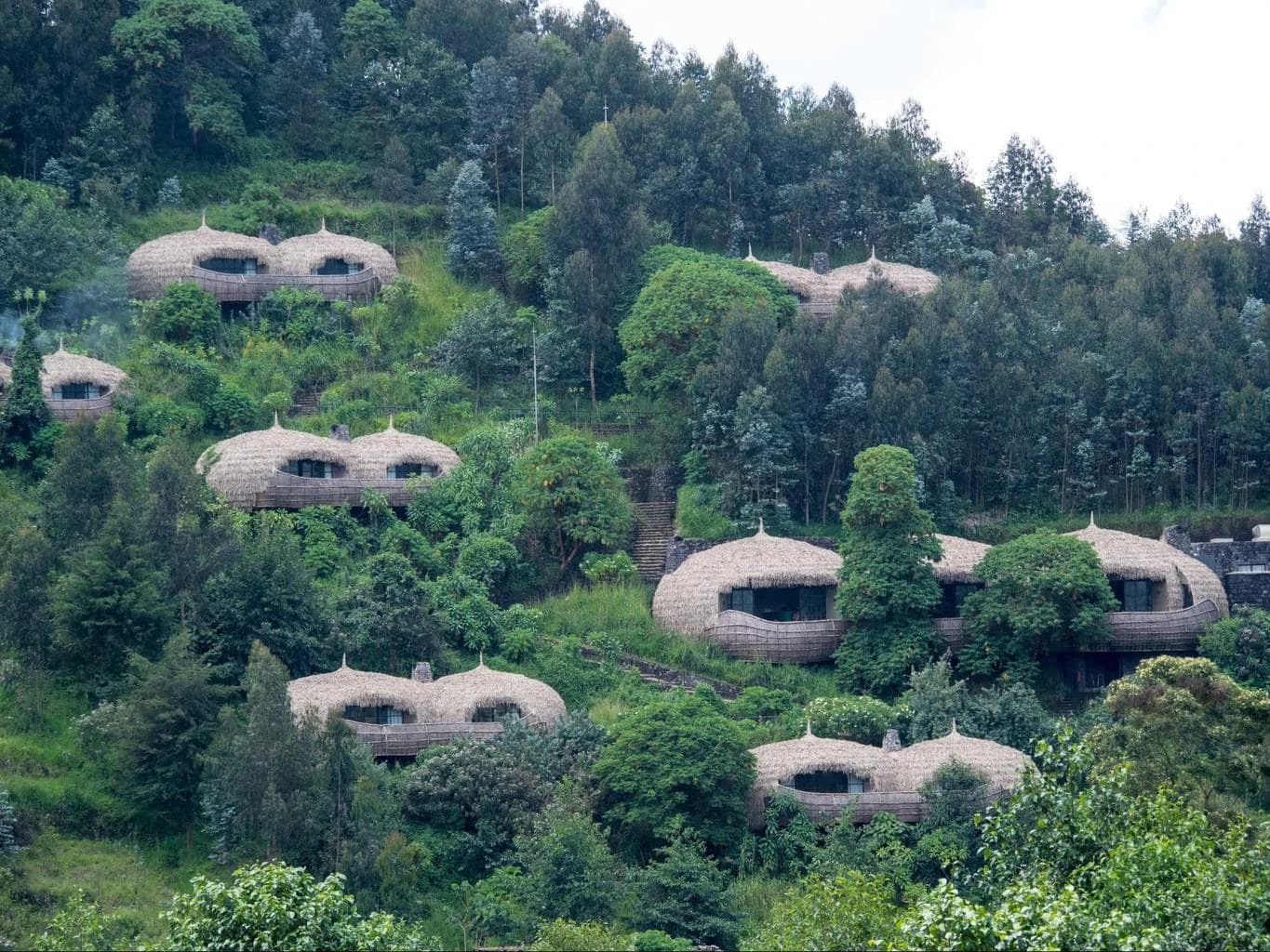 Bisate Lodge ni yo mfura! Ubwiza bwa hoteli z’inyenyeri eshanu zitatse Musanze (Amafoto)