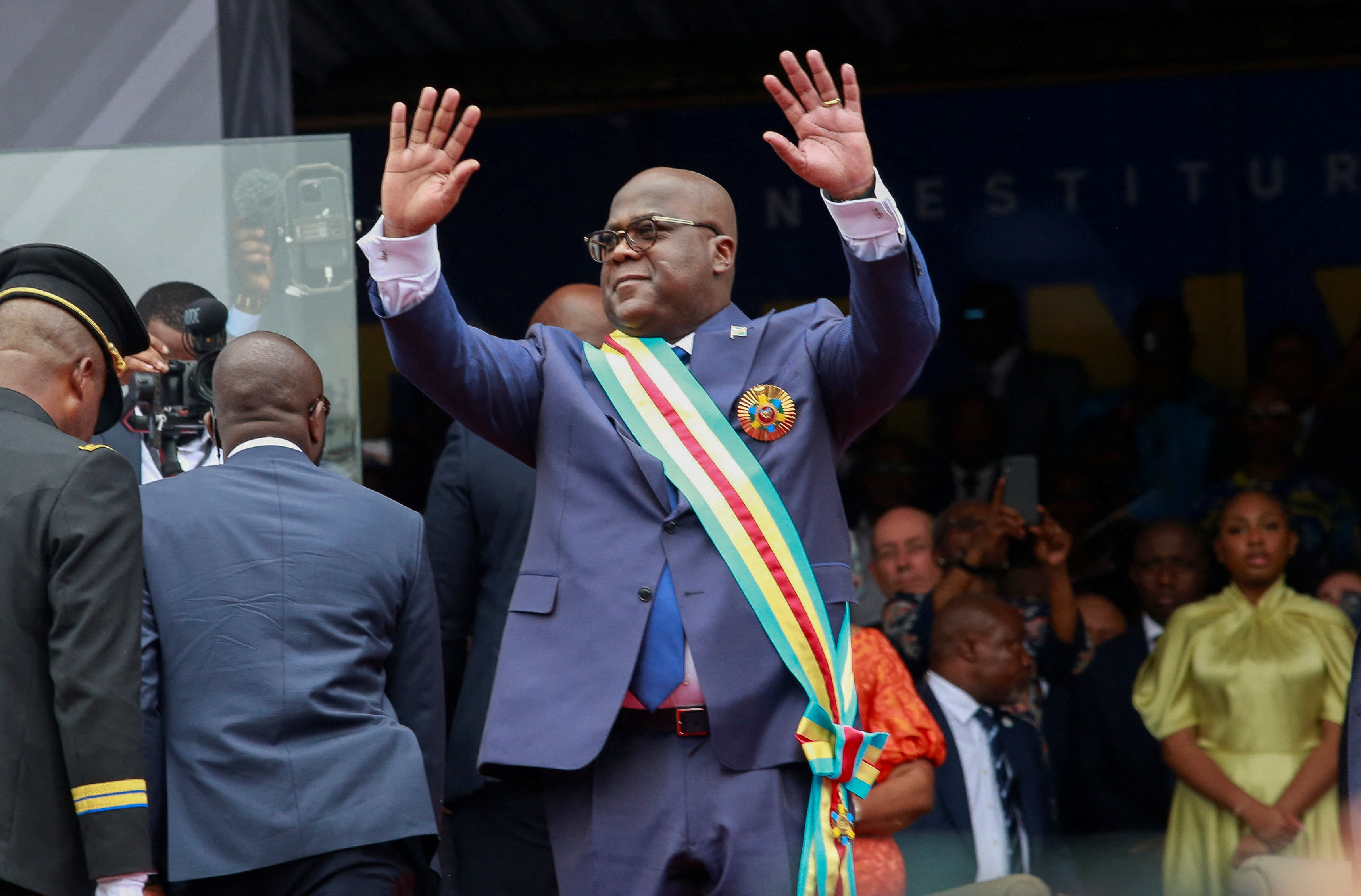 Tshisekedi yijeje abaturage ko agiye kongera ubushobozi bw’inzego z’umutekano