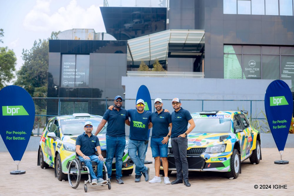 BPR Bank Rwanda Plc yahaye miliyoni 40 Frw abashoferi bane bazitabira isiganwa rya Rwanda Mountain Gorilla Rally