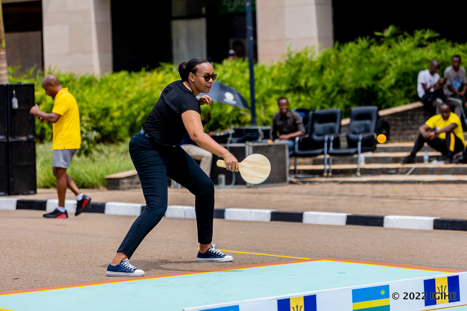 I Kigali hatangijwe umukino wa Tennis yo mu muhanda (Amafoto)