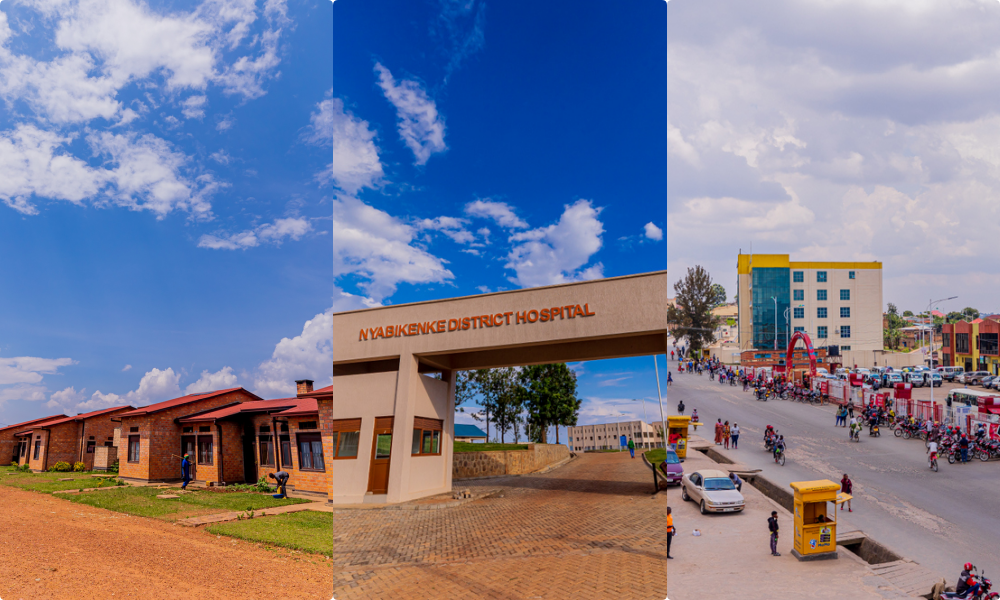 Ibitaro bya Nyabikenke, Umujyi uvuguruye n'icyanya cyahariwe inganda mu byahinduye isura ya Muhanga