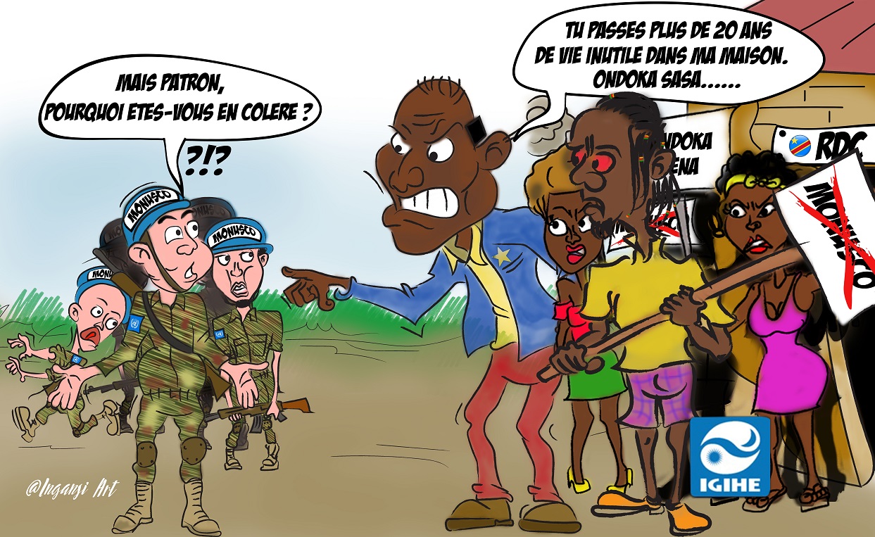 CARTOON: Abanye-Congo bamereye nabi Monusco bayisaba kuva mu gihugu cyabo