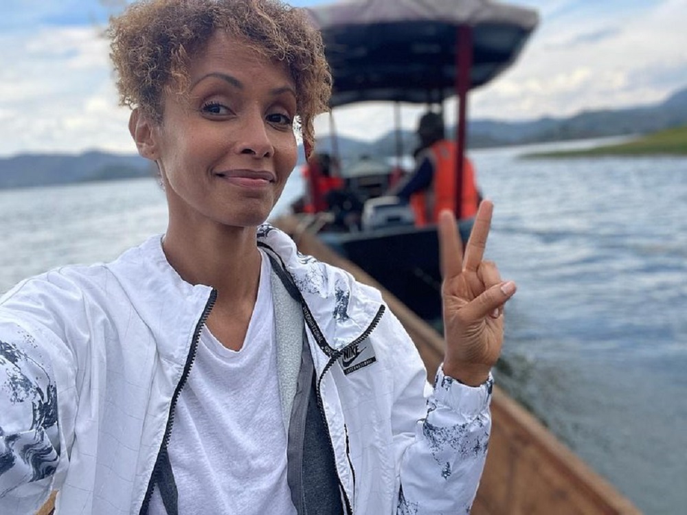 Sonia Rolland akomeje kugirira ibihe byiza mu Karere ka Burera (Amafoto)