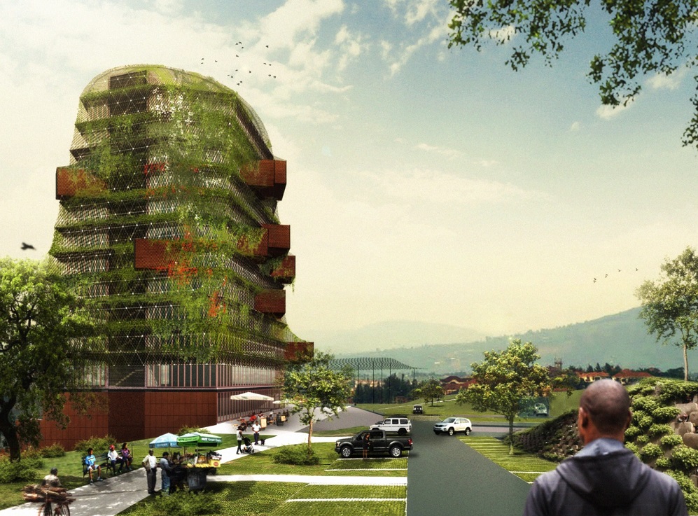 Imaramatsiko kuri ‘Nobelia Tower’, inzu ibereye ijisho iri kuzamurwa muri Kigali