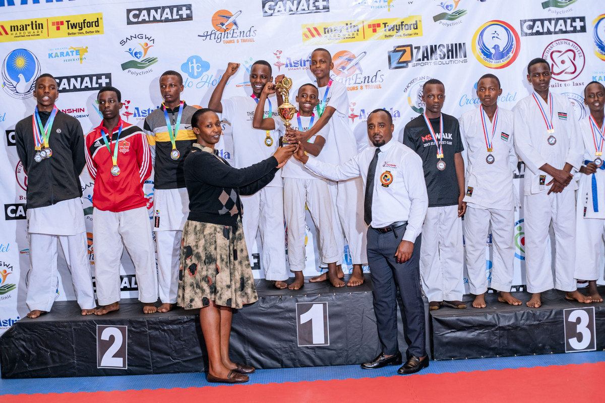 Karate: Flying Eagles yisubije irushanwa rya Zanshin ryakinwe ku nshuro ya gatatu mu bakiri bato (Amafoto)