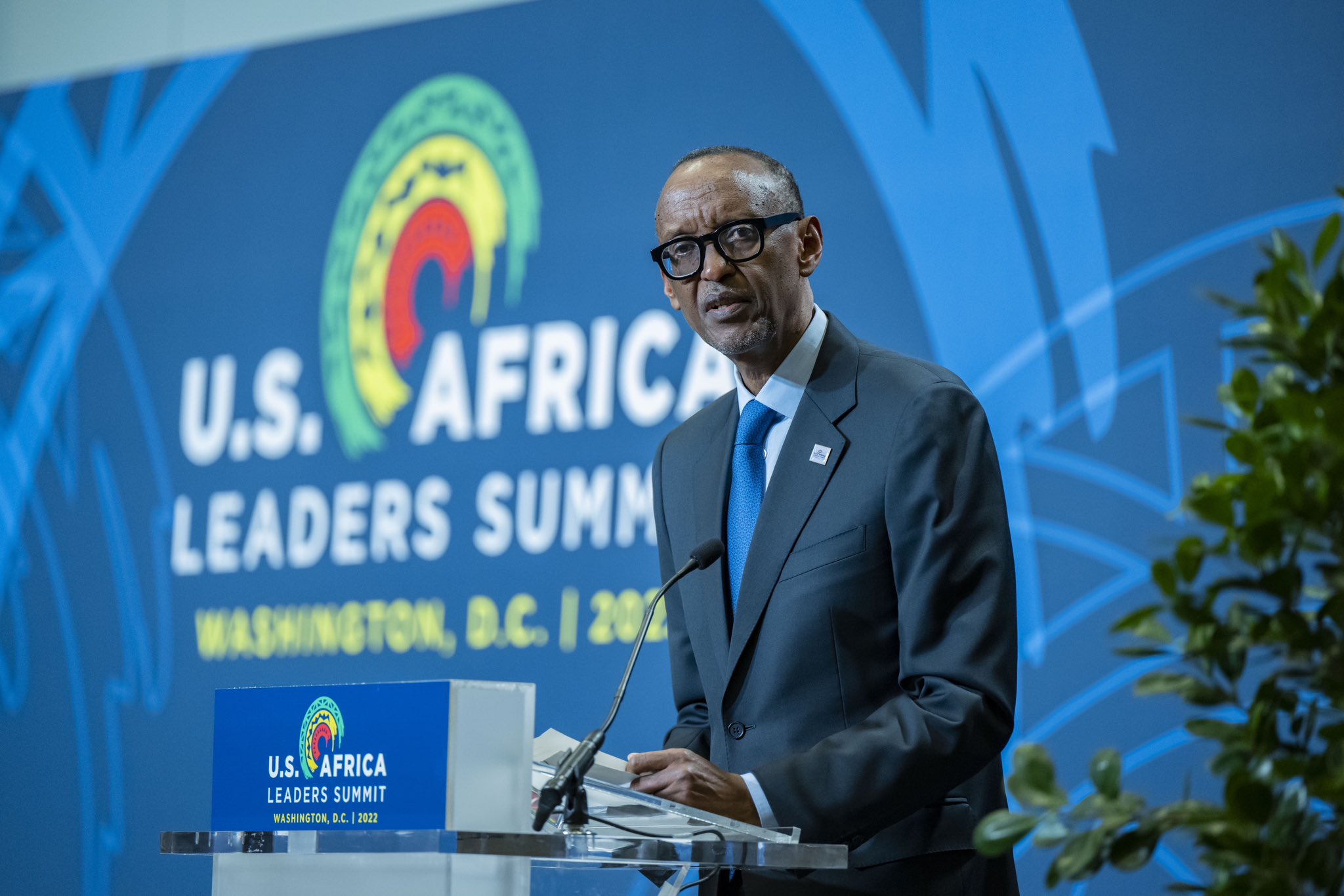 Perezida Kagame yageze i Washington mu nama ihuza Afurika na Amerika