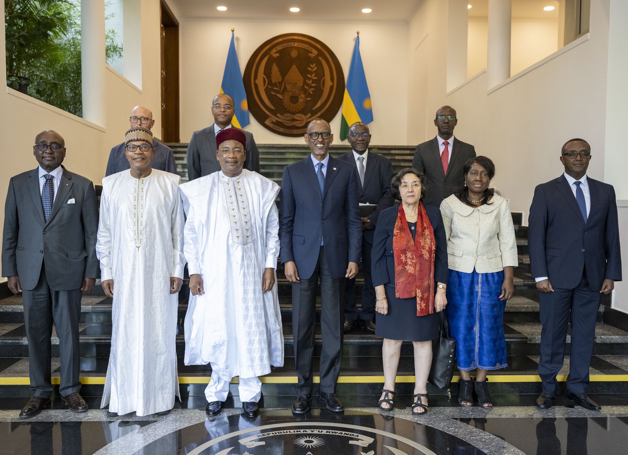 Perezida Kagame yagiranye ibiganiro n’abashinzwe gukurikiranira hafi iby’umutekano muri Sahel
