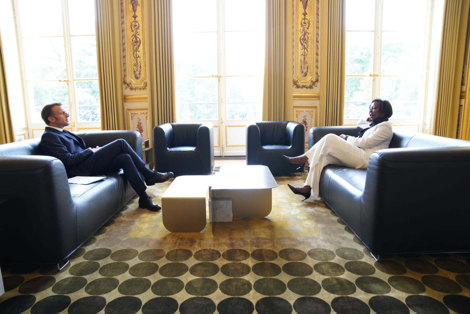 U Bufaransa: Perezida Macron yagiranye ibiganiro na Louise Mushikiwabo