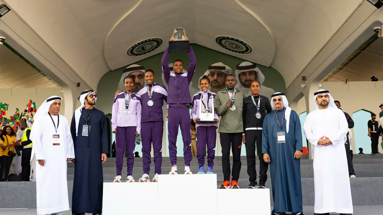 Hakizimana John yegukanye umudali w’Umuringa muri Dubai Marathon