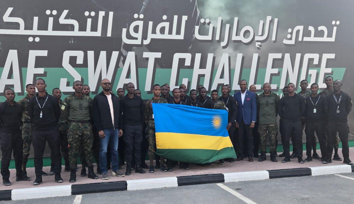 U Rwanda rukomeje kugerageza mu mikino yo guhashya iterabwoba iri kubera i Dubai