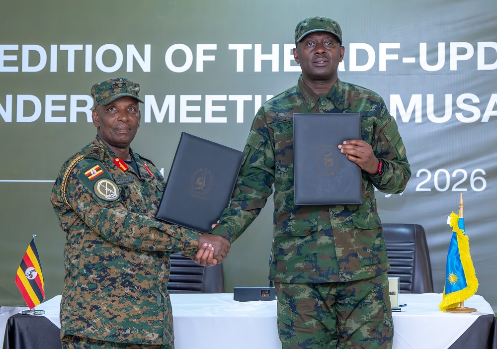 RDF na UPDF byiyemeje gukaza umutekano ku mupaka haharanirwa ituze mu Karere