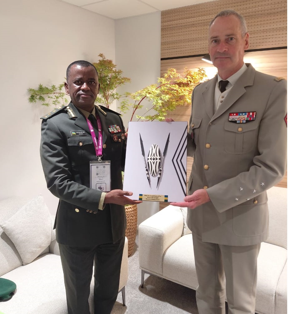 Maj Gen Nyakarundi na Gen Schill baganiriye ku bufatanye bw’Ingabo z’u Rwanda n’iz’u Bufaransa