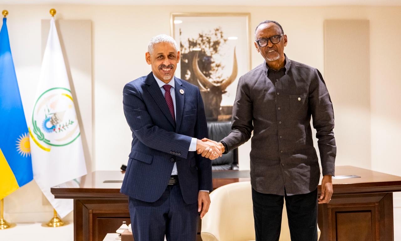 Perezida Kagame na Dr. Sidi Ould Tah baganiriye ku bufatanye bw’u Rwanda na AfDB