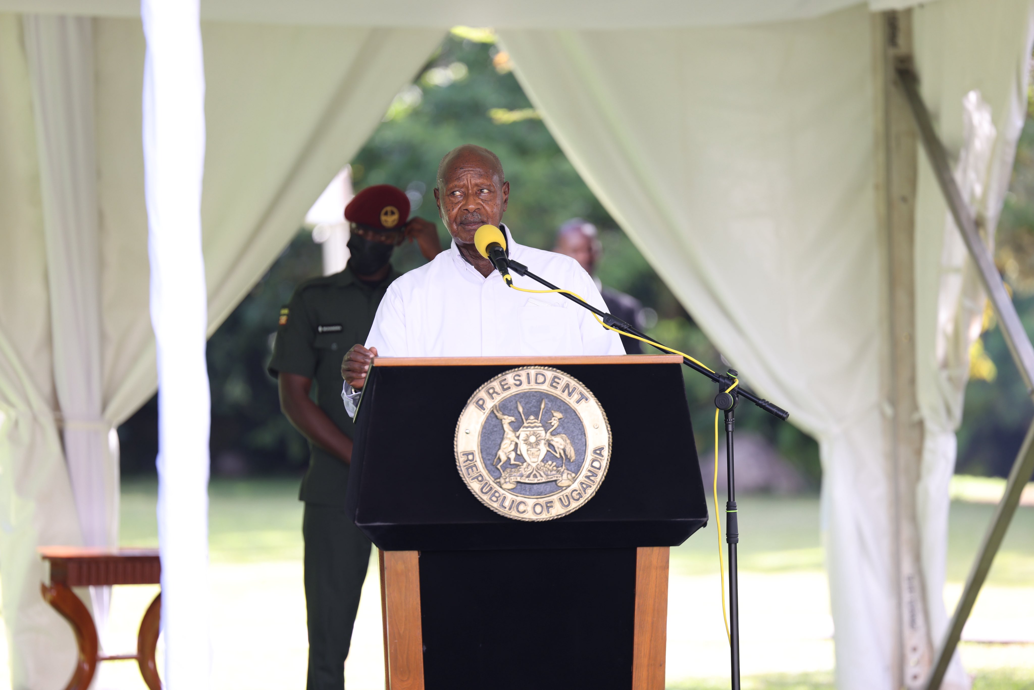 Ntimukivange muri politike yacu- Museveni abwira Abanyaburayi