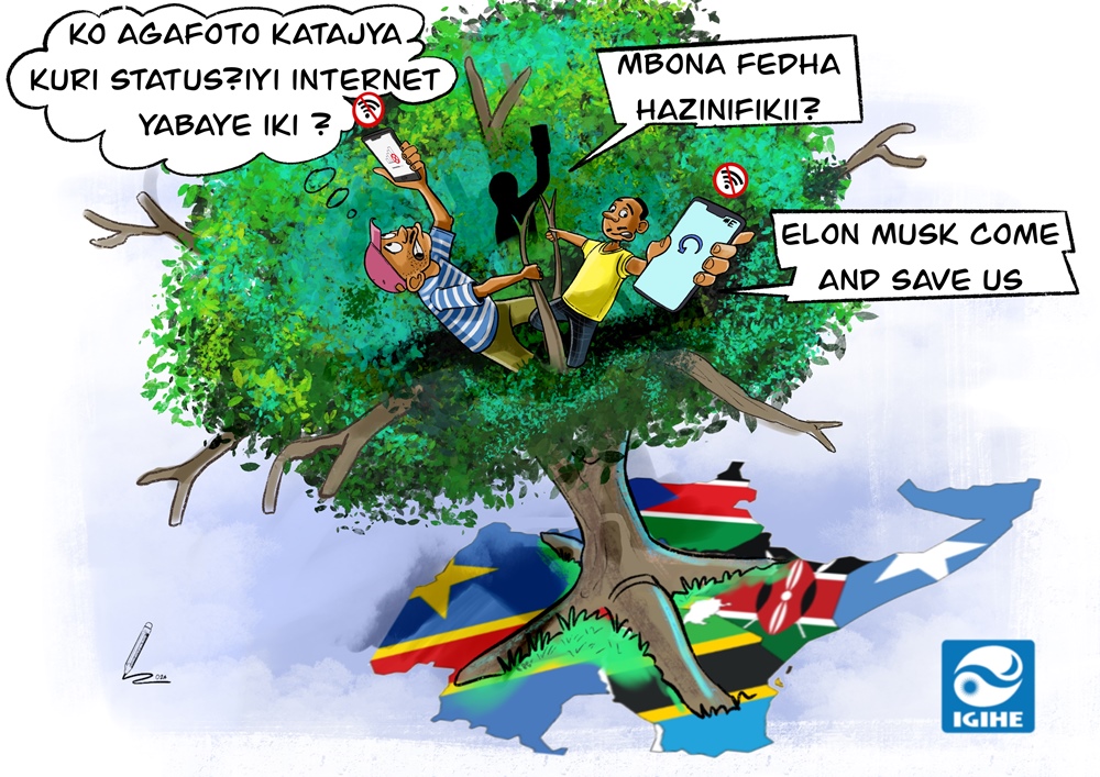 CARTOON: Internet ikomeje kuba ingorabahizi muri Afurika y’Iburasirazuba