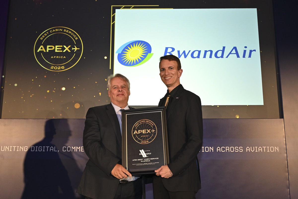 RwandAir yahembwe nk’ikigo cya mbere gitanga serivisi nziza muri Afurika