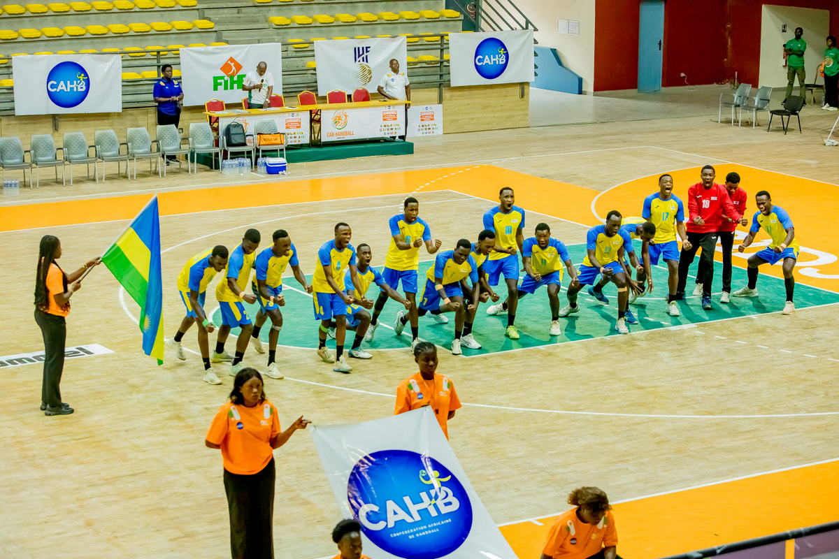 Handball: U Rwanda rwageze muri ¼ cy’Igikombe cya Afurika cya U-20