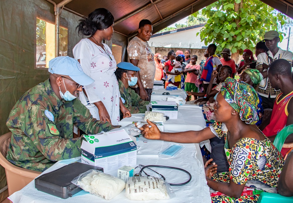 Centrafrique: Ingabo z’u Rwanda zavuye abaturage 174