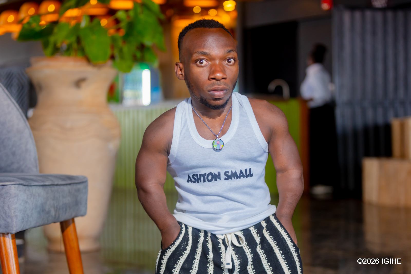 Kagarara ‘Ashton Small’ yaruciye ararumira abajijwe ku rugendo rwe muri Amerika
