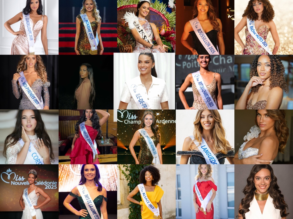 Amafoto y’abakobwa 30 bahataniye ikamba rya Miss France 2026